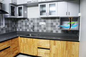 Stylish modular kitchen interior design in Pondicherry