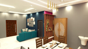 Modern living room design in Pondicherry by Jack N Jill Interior Experts
