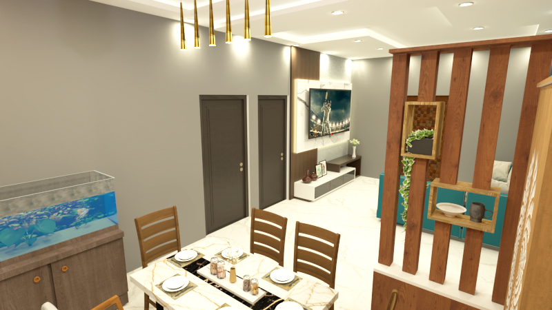Stylish modular kitchen interior design in Pondicherry