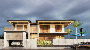 Residential home construction in Pondicherry by Jack N Jill Architecture